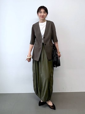 「BABYLONE（バビロン）のアイテム」を使った、RIONさん（レディース・162cm）の春コーディネート