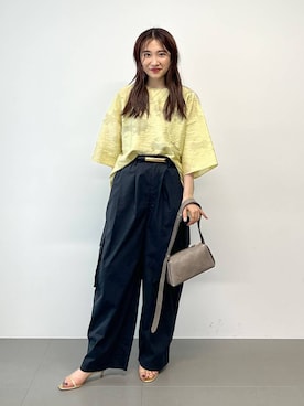 「リラックス」｜RIONさん（レディース・162cm）の夏コーディネート