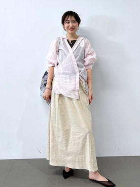 「アイテム（アンサンブル）」を使った、RIONさん（レディース・162cm）の春コーディネート