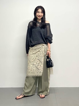 RIONさん（レディース・162cm）の春コーディネート