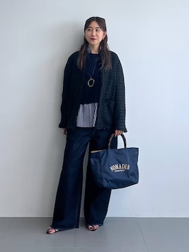 「JAMIRAY（ジャミレイ）のアイテム」を使った、RIONさん（レディース・162cm）の秋コーディネート