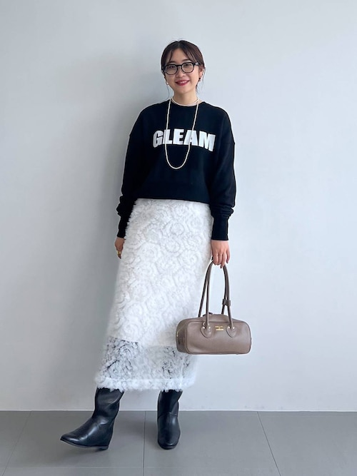BABYLONE ネックレス ナバホパール風ネックレス120cm レディース