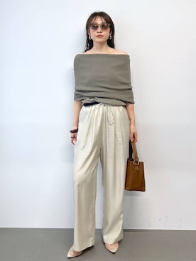 「リラックス」｜RIONさん（レディース・162cm）の春コーディネート