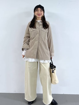 「リラックス」｜RIONさん（レディース・162cm）の冬コーディネート