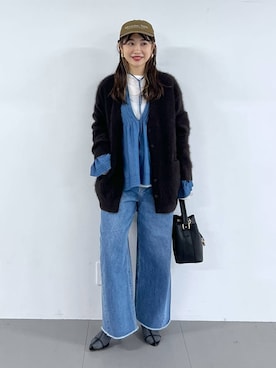 RIONさん（レディース・162cm）の冬コーディネート