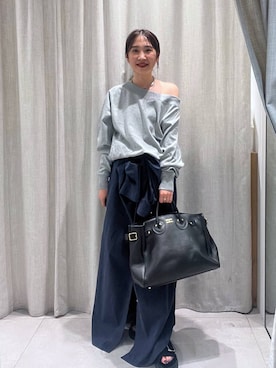 「アイテム（シャツワンピース）」を使った、RIONさん（レディース・162cm）の秋コーディネート