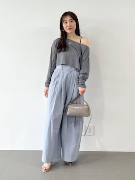 「Tony Bianco（トニービアンコ）のアイテム」を使った、RIONさん（レディース・162cm）の春コーディネート