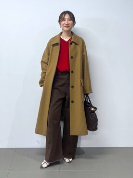 「BABYLONE（バビロン）のアイテム」を使った、RIONさん（レディース・162cm）の秋コーディネート