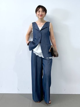 「BABYLONE（バビロン）のアイテム」を使った、RIONさん（レディース・162cm）の春コーディネート