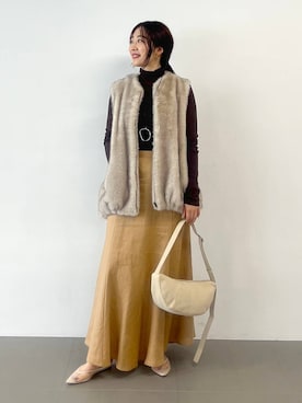 「骨格ナチュラル」｜RIONさん（レディース・162cm）の夏コーディネート