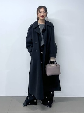 「アイテム（アームカバー）」を使った、RIONさん（レディース・162cm）の秋コーディネート