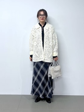 「RIPANI(リパーニ)のアイテム」を使った、RIONさん(レディース・162cm)の秋コーディネート