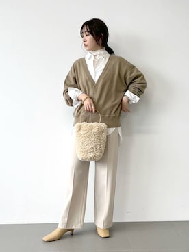 RIONさん（レディース・162cm）の冬コーディネート