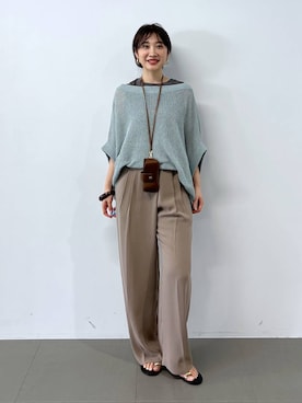 「リラックス」｜RIONさん（レディース・162cm）の春コーディネート