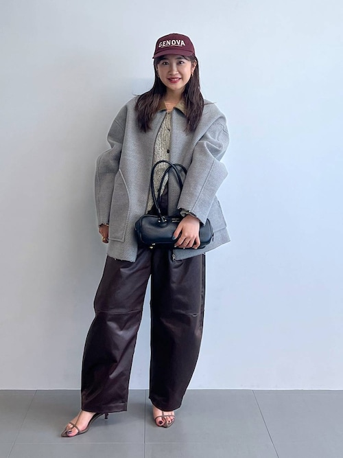 マイカアンドディール フード付きボアコート BABYLONE バビロン 新品