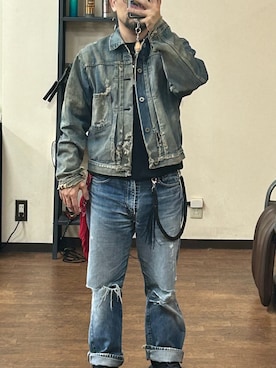 「アイテム（パンツ）」を使った、monk_hair_designさん（メンズ・160cm）の秋コーディネート