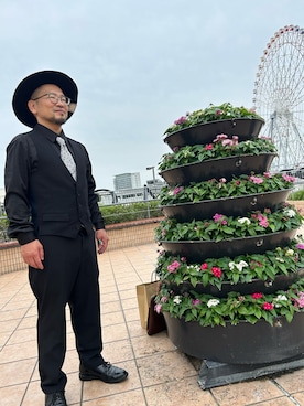 「アイテム（フォーマルスーツ/小物）」を使った、monk_hair_designさん（メンズ・160cm）の夏コーディネート