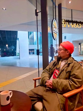 「アイテム（カーゴパンツ）」を使った、monk_hair_designさん（メンズ・160cm）の秋コーディネート