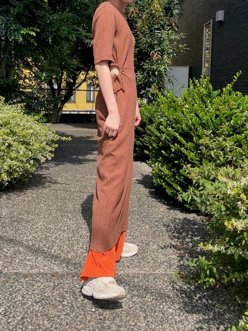 値下げBEAUTY&YOUTH サイドホール ショートスリーブ ワンピース BEAUTY＆YOUTH UNITED ARROWS ワンピース サイドホール ショート