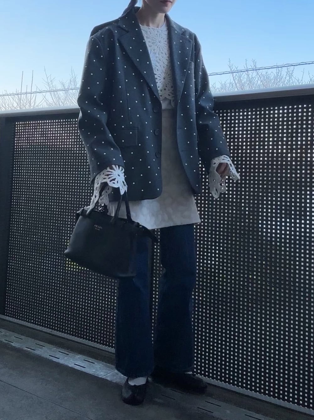 CLANE(クラネ)の「PEARL DOT JACKET(テーラードジャケット CLANE(クラネ)の「PEARL DOT JACKET(テーラードジャケット