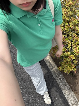 「アイテム（スウェットパンツ）」を使った、あかねさん（レディース・153cm）の夏コーディネート