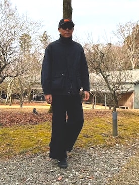 「アイテム（帽子）」を使った、Ryさん（メンズ・175cm）の秋コーディネート