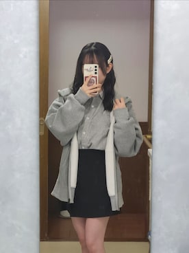 「アイテム（パーカー）」を使った、jakkuyuyaさん（レディース・152cm）の秋コーディネート