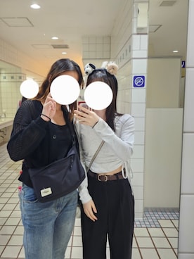 「アイテム（Tシャツ/カットソー）」を使った、jakkuyuyaさん（レディース・152cm）の秋コーディネート