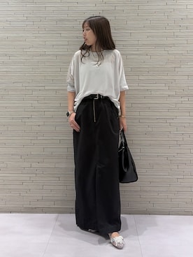 「DouDou（ドゥドゥ）のアイテム（スカート）」を使った、doudousoraさん（レディース・158cm）の秋コーディネート
