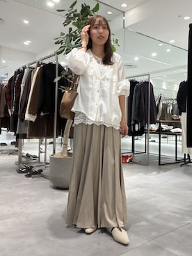 「DouDou（ドゥドゥ）のアイテム（バッグ）」を使った、doudousoraさん（レディース・158cm）の秋コーディネート