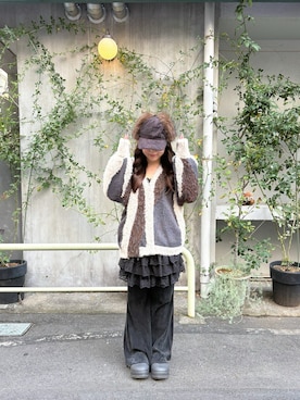 「arth（アース）のアイテム」を使った、momoさん（レディース・150cm）の秋コーディネート