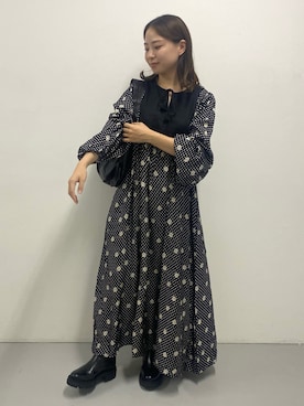 「URBAN RESEARCH Sonny Label（アーバンリサーチサニーレーベル）のアイテム（ブーツ）」を使った、みずぐちさん（レディース・153cm）の秋コーディネート