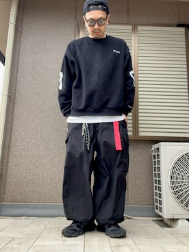 「アイテム（ピアス（片耳用））」を使った、ムックさん（メンズ・174cm）の秋コーディネート