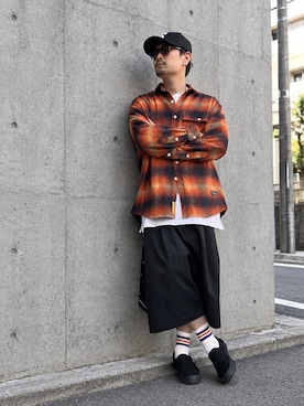 「VANS(バンズ)のアイテム」を使った、ムックさん(メンズ・173cm)の秋コーディネート