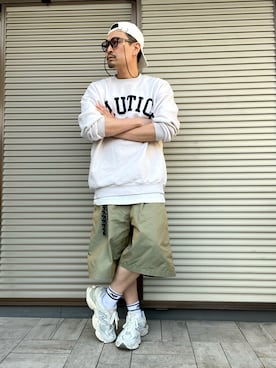 「アイテム（ピアス（片耳用））」を使った、ムックさん（メンズ・174cm）の春コーディネート