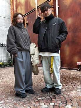 「アイテム（バッグ）」を使った、ムックさん（メンズ・174cm・40代）の冬コーディネート