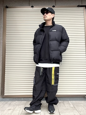 「アイテム（ピアス（片耳用））」を使った、ムックさん（メンズ・174cm）の冬コーディネート