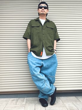 「VANS(バンズ)のアイテム」を使った、ムックさん(メンズ・173cm)の春コーディネート