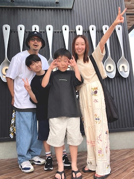 「FAT(エフエイティー)のアイテム(パンツ)」を使った、ムックさん(メンズ・173cm)の秋コーディネート