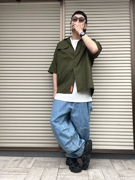 「NEW BALANCE（ニューバランス）の90/60（スニーカー、ブラック系）」を使った、ムックさん（メンズ・173cm）の春コーディネート