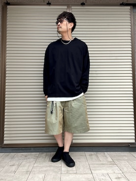 「FAT(エフエイティー)のアイテム」を使った、ムックさん(メンズ・174cm)の春コーディネート