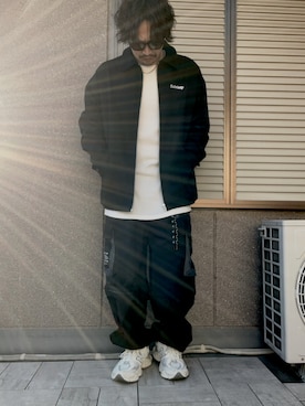 「アイテム（ブルゾン）」を使った、ムックさん（メンズ・174cm・40代）の秋コーディネート