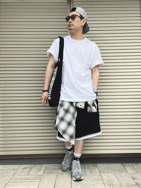 「Reebok(リーボック)のアイテム」を使った、ムックさん(メンズ・173cm)の夏コーディネート