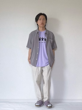 「アーノルドパーマー」｜ヨッピーさん（メンズ・165cm）の夏コーディネート