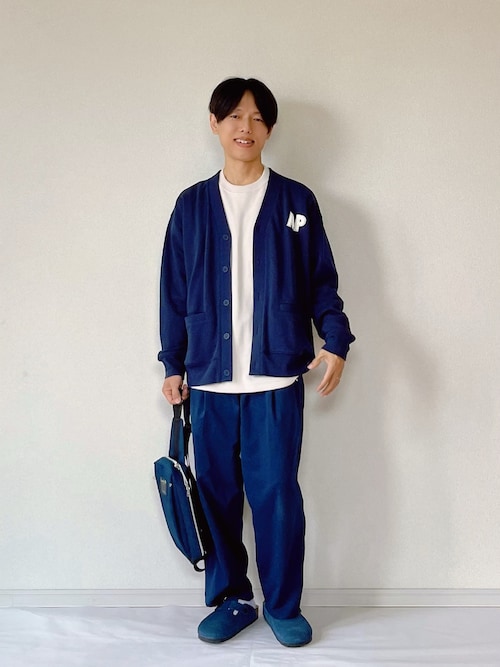 ターコイズブルー カーディガン（サイズ（S/M/L）：S）の