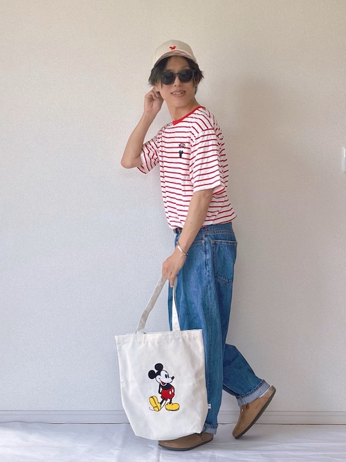 Mickey/Arnold Palmer/シェア ボーダーTシャツ（Tシャツ