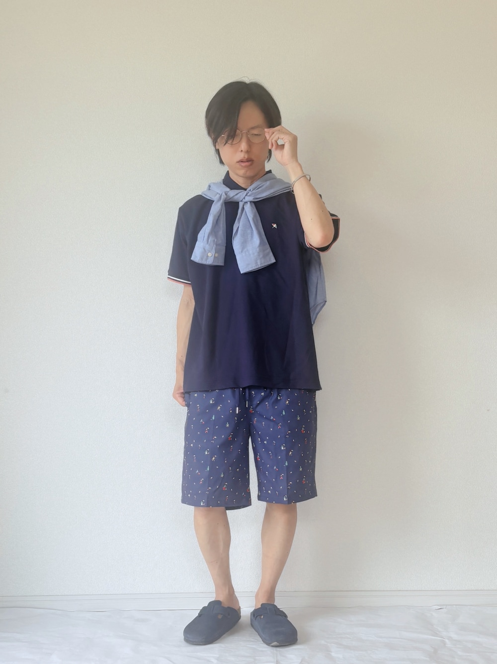 着せ替え服・アウトフィット arare 柄ショーツでつくる、上品な夏のカジュアルスタイル – MIZUJIN WEBSHOP
