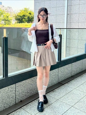 「GAP（ギャップ）のアイテム」を使った、KIMIさん（レディース・164cm）の夏コーディネート