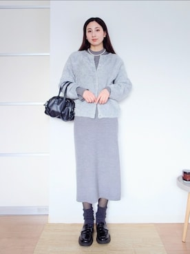 「CLEA（クレア）のアイテム（バッグ）」を使った、KIMIさん（レディース・164cm）の春コーディネート