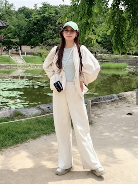 「3coins（3coins）のアイテム」を使った、KIMIさん（レディース・164cm）の夏コーディネート